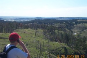 View of Rapid City in the distance